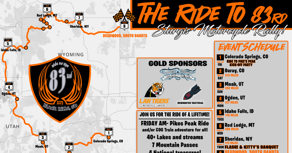 RIDE TO THE 83RD! - Ride to the 83rd